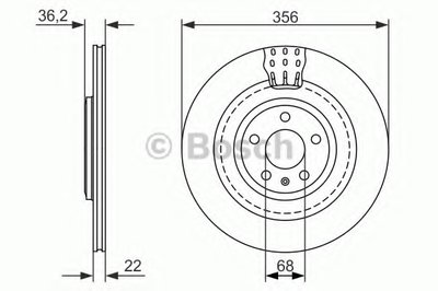 Тормозной диск BOSCH купить