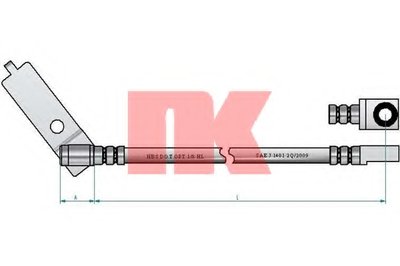 Тормозной шланг NK купить