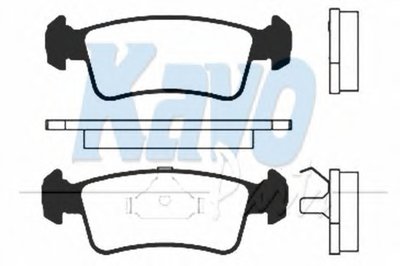 Комплект тормозных колодок, дисковый тормоз MK KASHIYAMA KAVO PARTS купить