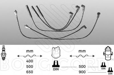 Комплект проводов зажигания BOUGICORD купить