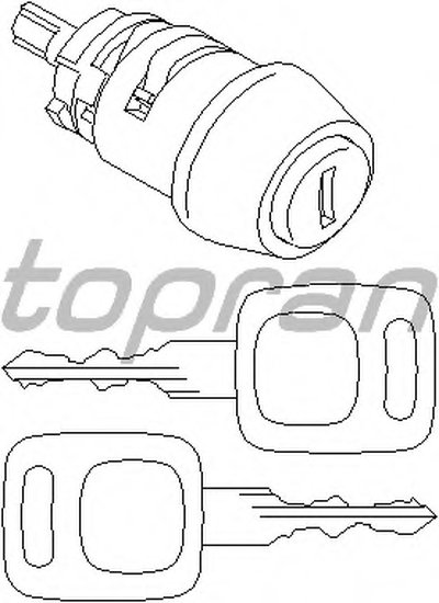 Замок, замок-выключатель TOPRAN купить