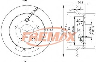 Тормозной диск Premium Carbon + FREMAX купить