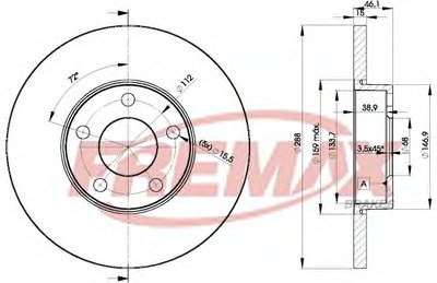 Тормозной диск Premium Carbon + FREMAX купить