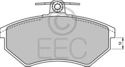 Комплект тормозных колодок, дисковый тормоз EEC купить