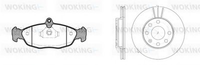 Комплект тормозов, дисковый тормозной механизм WOKING купить