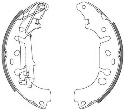 Комплект тормозных колодок ADVANCE OPEN PARTS купить