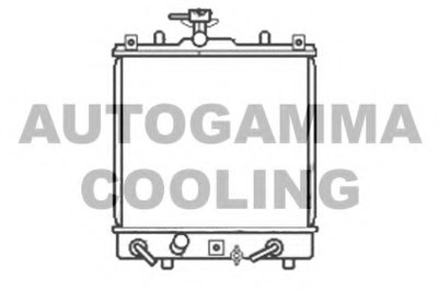 Радиатор, охлаждение двигателя AUTOGAMMA купить