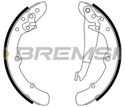 Комплект тормозных колодок BREMSI купить