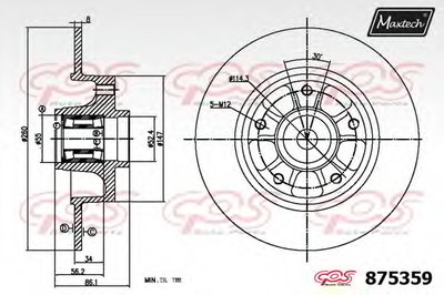 Тормозной диск R+ (Regular Plus) MAXTECH купить