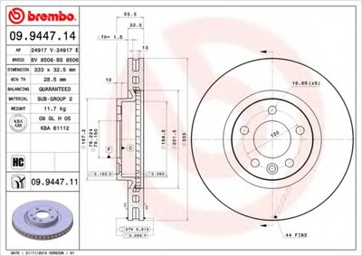 Тормозной диск COATED DISC LINE BREMBO купить