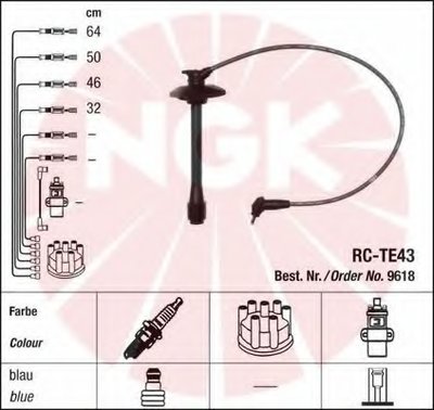 Комплект проводов зажигания NGK купить