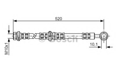 Тормозной шланг BOSCH купить