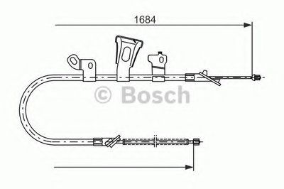 Трос, стояночная тормозная система BOSCH купить