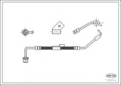 Тормозной шланг CORTECO купить