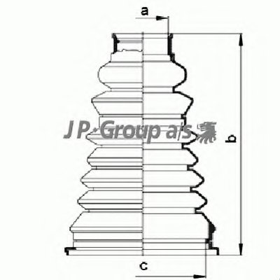 Комплект пылника, приводной вал QH JP GROUP купить