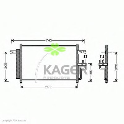 Конденсатор, кондиционер KAGER купить