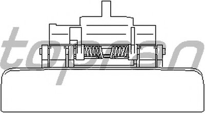 Ручка двери TOPRAN купить