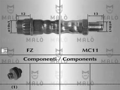 Тормозной шланг MALÒ купить