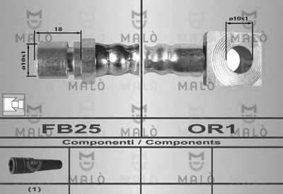 Тормозной шланг MALÒ купить