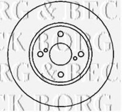 Тормозной диск BORG & BECK купить