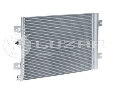 Радиатор кондиционера Logan 1.4/1.6 (08-) АКПП/МКПП с ресивером (LRAC 0961) Luzar