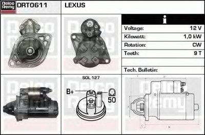 Стартер Remanufactured REMY (Light Duty) DELCO REMY купить