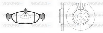 Комплект тормозов, дисковый тормозной механизм WOKING купить