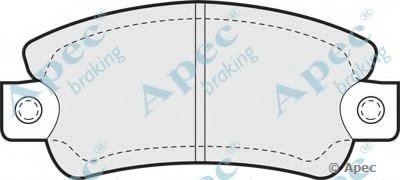 Комплект тормозных колодок, дисковый тормоз APEC braking купить