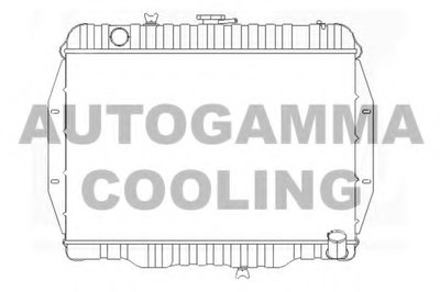 Радиатор, охлаждение двигателя AUTOGAMMA купить