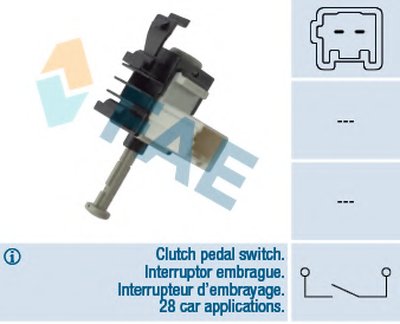Выключатель, привод сцепления (Tempomat) FAE купить