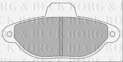 Комплект тормозных колодок, дисковый тормоз BORG & BECK купить