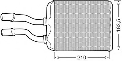 Теплообменник, отопление салона CTR купить