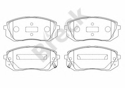 Комплект тормозных колодок, дисковый тормоз BRECK купить