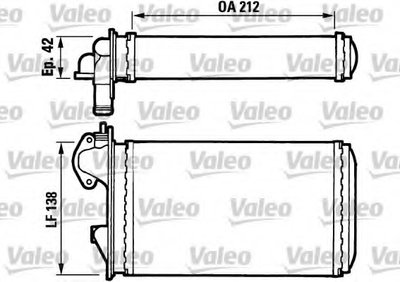 Теплообменник, отопление салона VALEO купить