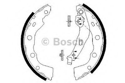 Комплект тормозных колодок BOSCH купить