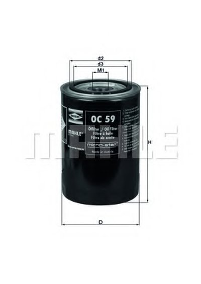 OC33 Фильтр масляный