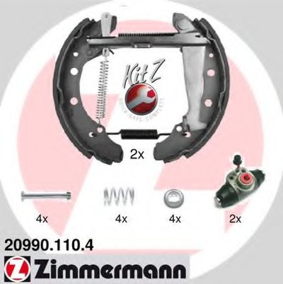 Комплект тормозных колодок KIT Z ZIMMERMANN купить