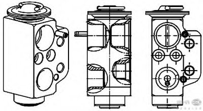 Расширительный клапан, кондиционер BEHR HELLA SERVICE купить
