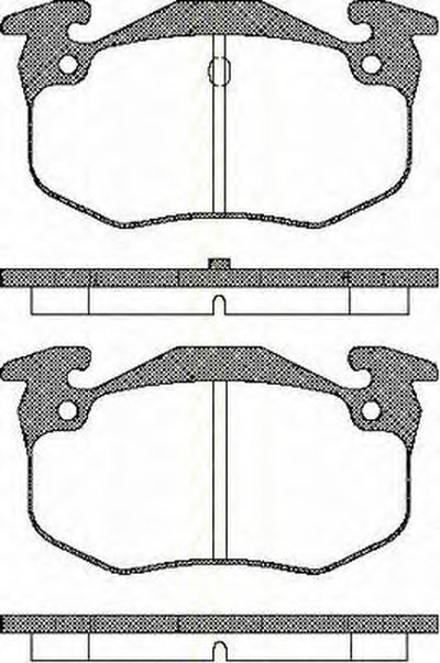 Комплект тормозных колодок, дисковый тормоз TRISCAN купить