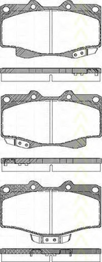 Комплект тормозных колодок, дисковый тормоз TRISCAN купить