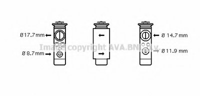 Расширительный клапан, кондиционер AVA QUALITY COOLING купить