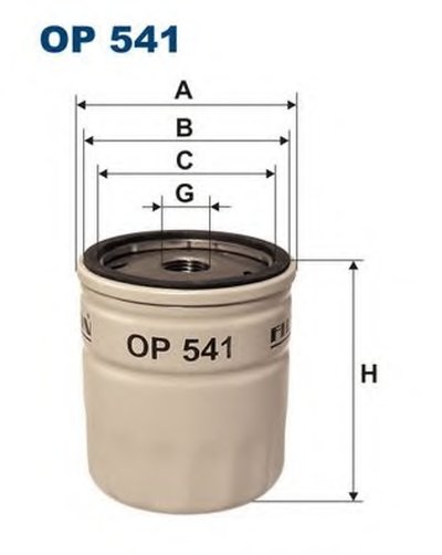 Фильтр масляный Opel 1.6D/1.7D