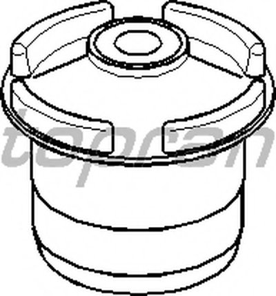 Втулка, балка моста TOPRAN купить