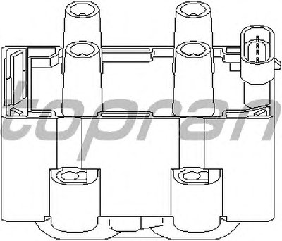 Катушка зажигания TOPRAN купить