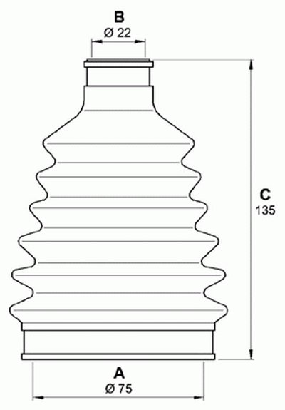 Комплект пылника, приводной вал SPIN OPEN PARTS купить