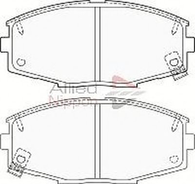 Комплект тормозных колодок, дисковый тормоз ANL Braking COMLINE купить