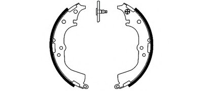 Комплект тормозных колодок HELLA PAGID купить