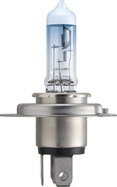 Лампа накаливания H4 WhiteVision 12V, 60/55W, P43t-38, (+60) (4300K)  1шт. blister (пр-во Philips)