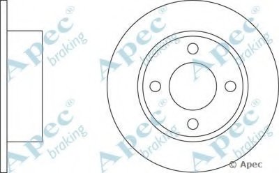 Тормозной диск APEC braking купить