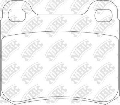 Колодка торм. диск. MB W124 93-95, W202 93-00 задн. (RIDER)